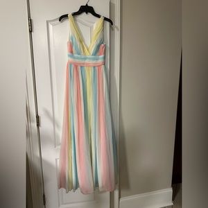 Multicolor Prom Dress